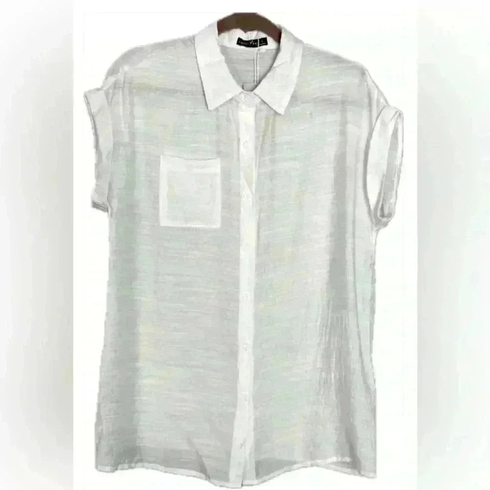 New! Emery Rose Women's Blouse (M17)